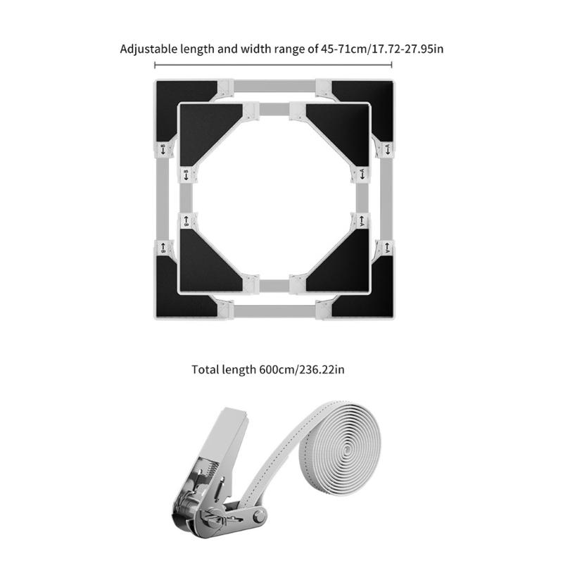 Heavy Duty Dryer Washing Machine Connecting Rack Not Punching Dryer Stacking Rack Anti Noise Drying Rack Accessories