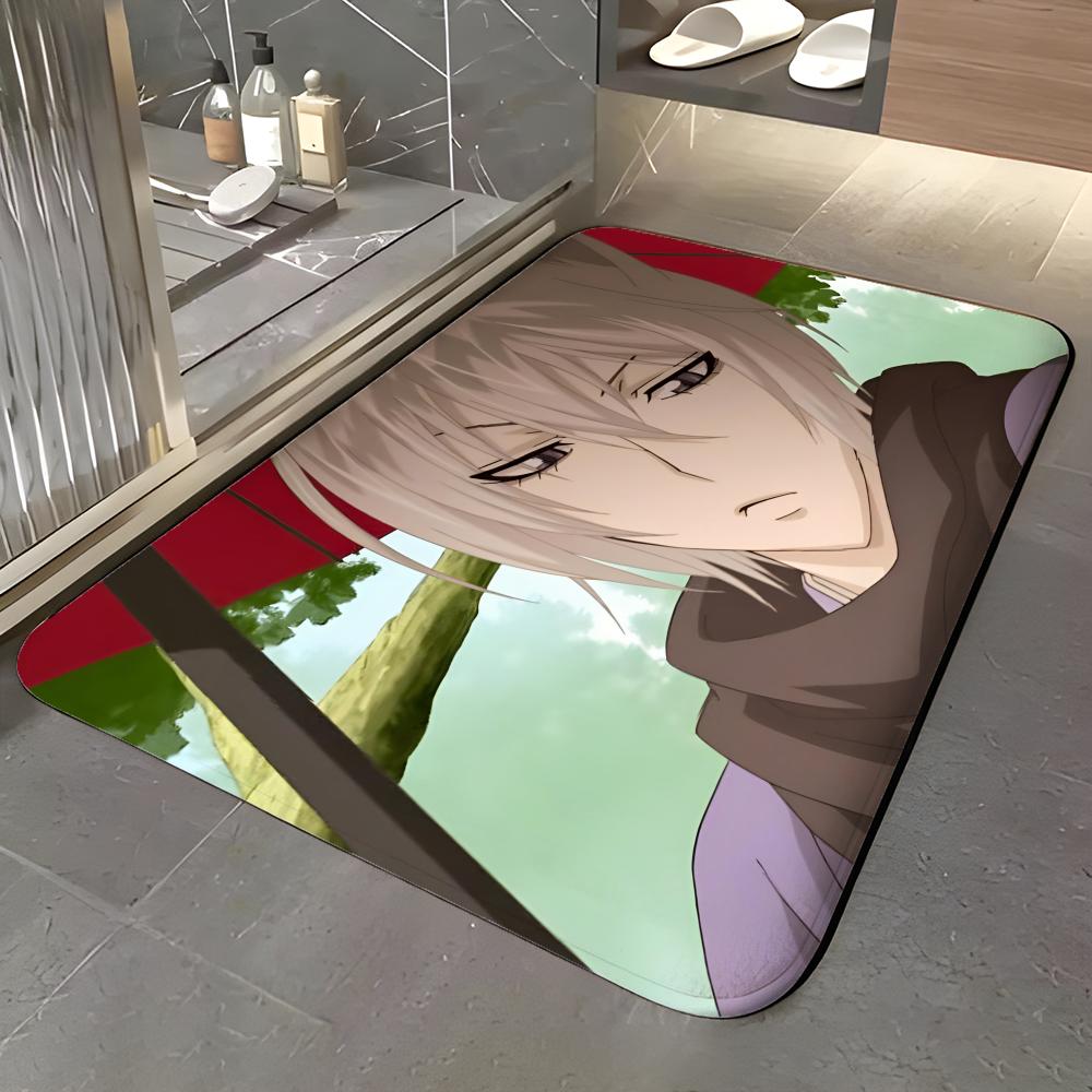 Anime K-Kamisama Kiss Grindų kilimėlis Minkštas flanelinis Įėjimo durų kilimėlis Neslystantis Sugeriantis Vonios kambario Miegamojo Grindų kilimas