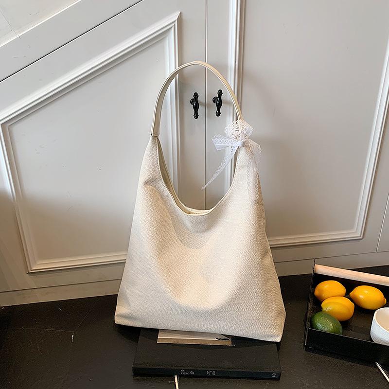 

Повседневная сумка высокого класса женская 2025 новая сумка-тоут в стиле колледжа универсальная большая вместимость на плечо подмышку