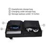 DJ Disc Player Controller Storage Bag Padded Compartment with Individual Pockets