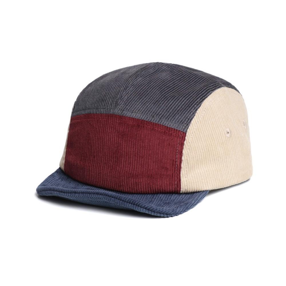 Color Matching Five-panel Sun Hat Short Brim Flat Edge Hat Baseball Cap For Autumn and Winter