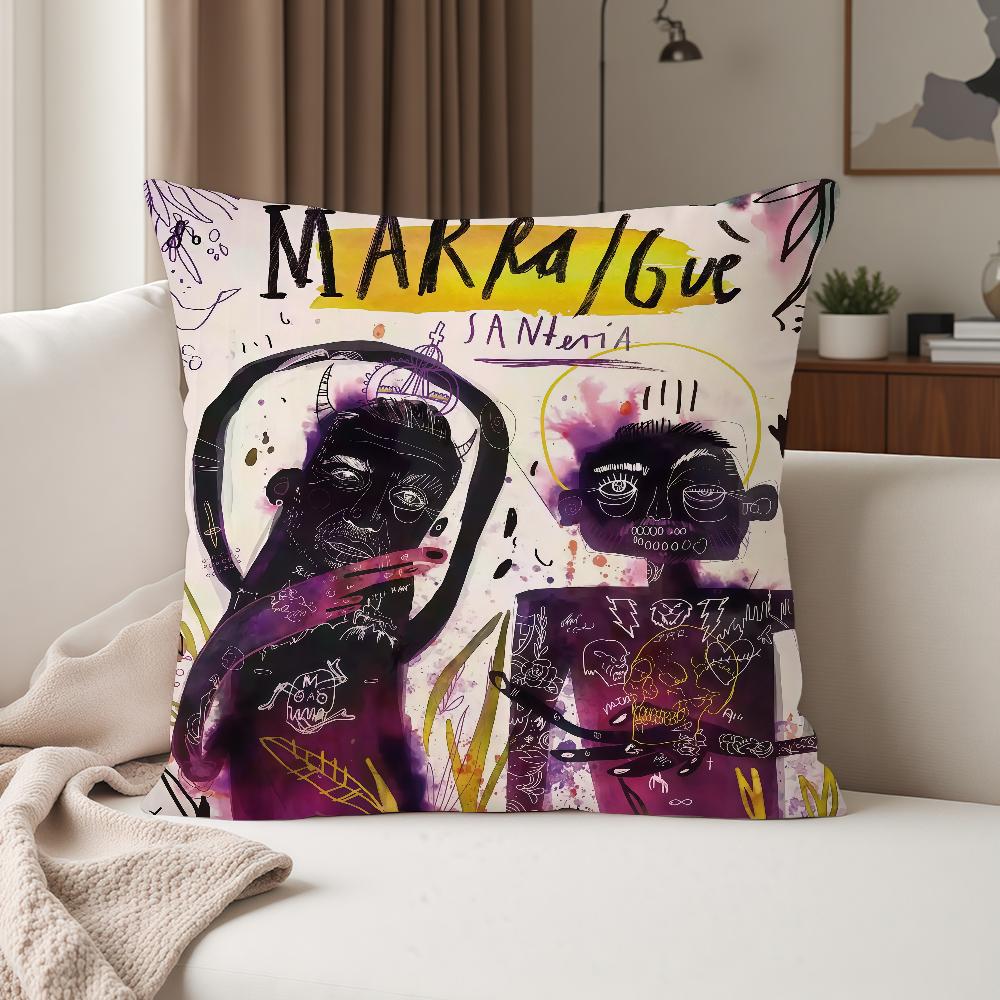 Singer E FINITA LA PACE MMarracash Pillow Case Suitable For Bedrooms Living Rooms Cars Home Decoration