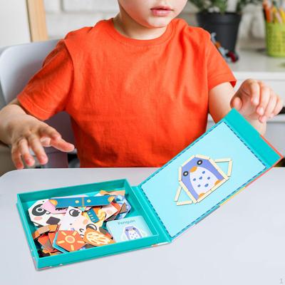 Wooden Jigsaw Puzzle Toy Funny Animal for Boys Girls Children Gifts