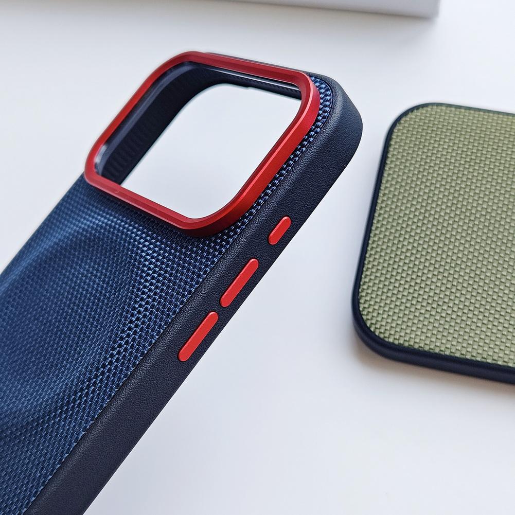 Magnetic Ring With Red Circle Lens Heightened to protect the Case For iPhone 17 Pro Max 17 Air 17 pro 16 15 Slim Protect Cover