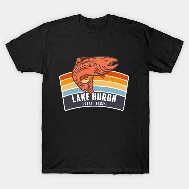 Lake Huron Great Lakes Made in Australia T-Shirt S