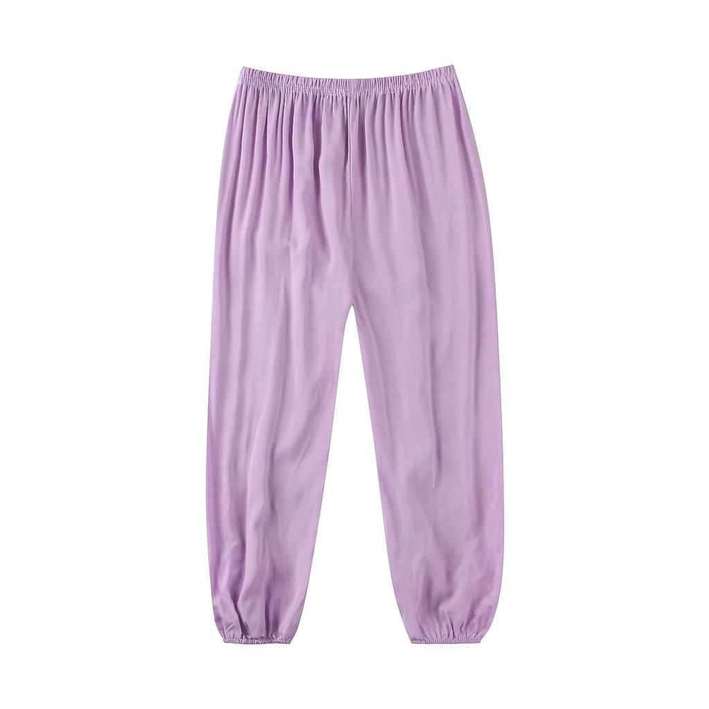 Children's Bloomers Boys and Girls Artificial Cotton Trousers Pajamas Mosquito Pants Performance Elastic Waist Trousers Spring and Summer