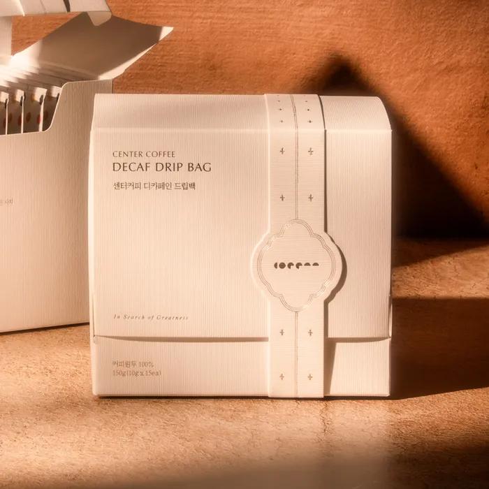 

Decaffeinated drip bag gift set (15 pieces)