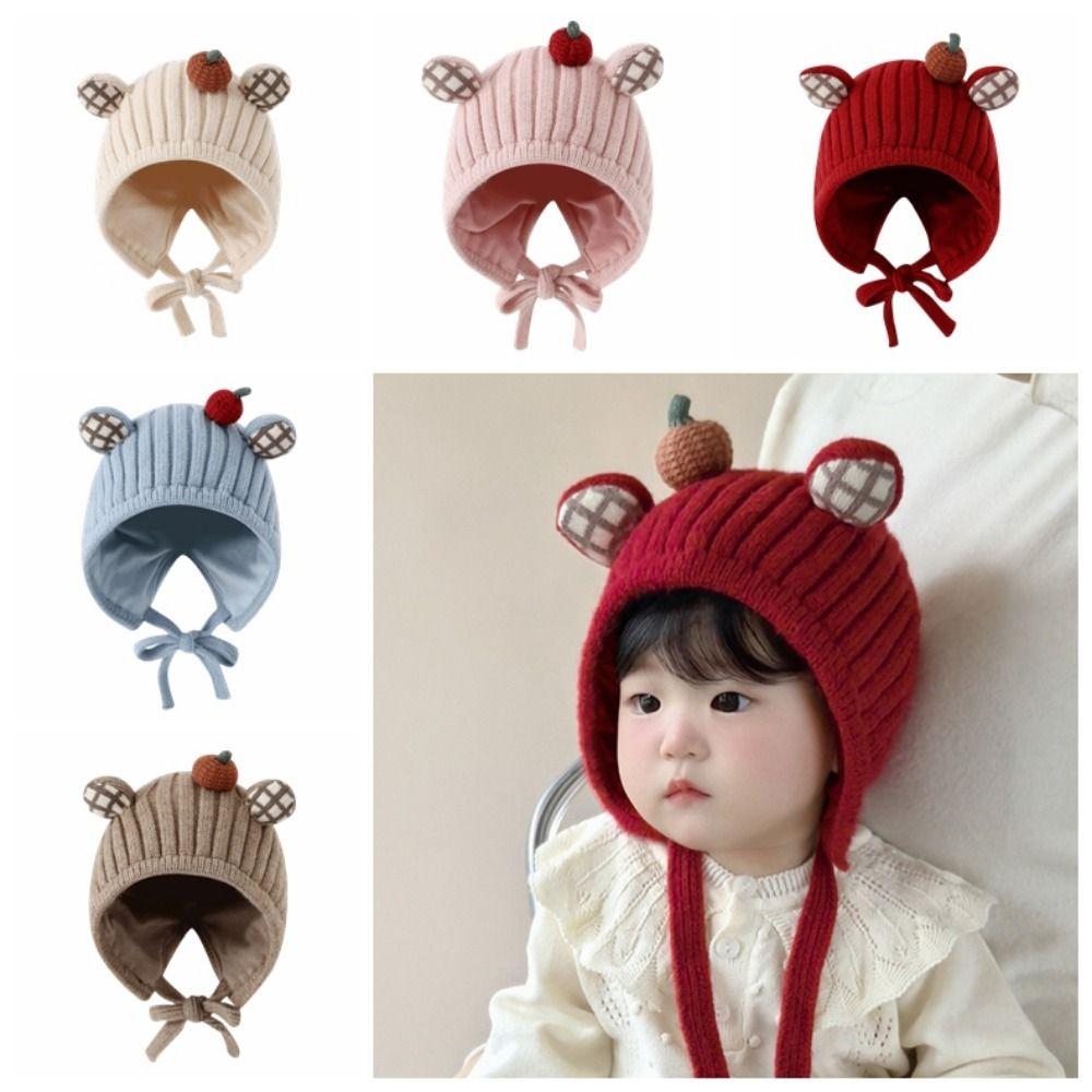 Cold-Resistant Winter Baby Crochet Hat Breathable Kids Ear Protection Hat Infant Wear