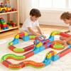 1 Set Magnetic Track Train Toy Kit Kids DIY Rail Building Gravity-Defying Electric Train Toy Toddlers Track Car Educational STEM Learning Toy