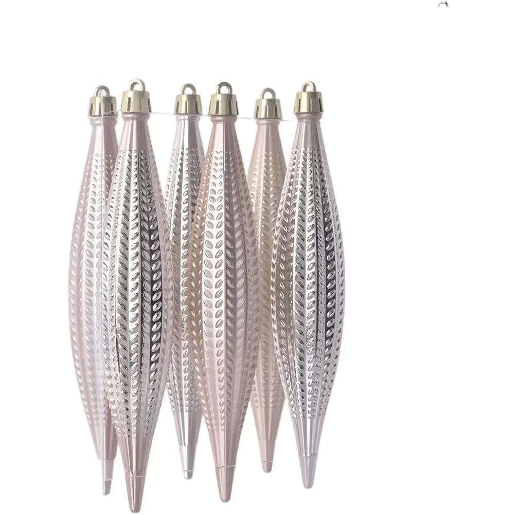 

Burgundy Electroplated Decor Colored Metallic Bauble Ornament Holiday Decoration Unique Christmas Design Easy Hang Loop