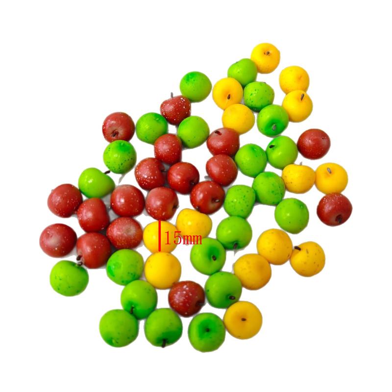 5/10Pcs Mini Simulated Little Apple Doll Accessories Toys 1/12 Dollhouse Miniature Food Play Scene Decoration
