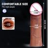 Man Delayed Ejaculation Extend Soft Realistic Enlarger Penis Sleeve Condom Sex Toys For Men Dildo Safety Silicone Dick Cock Ring