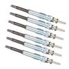 6pcs Diesel Engine Glow Plug 0250402002 12237786869 For BMW 1 3 5 6 7 Series E81 E46 E60 E61 E63 E90 X3 X5 X6 E53 E70