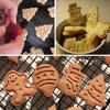 9 Stück Oster-Kekspresse Form 3D Kunststoff Sandwich Backwerkzeug Hausgeprägter Stempel für Dosen-Sauce