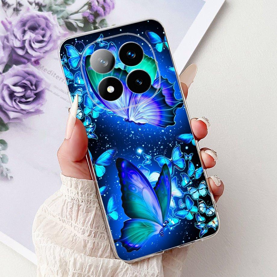 Soft Liquid Silicone Back Cover For Xiaomi Redmi Note 14 Pro Plus Phone Case Marble Gothic Style Bumper For Redmi Note 14 4G 5G
