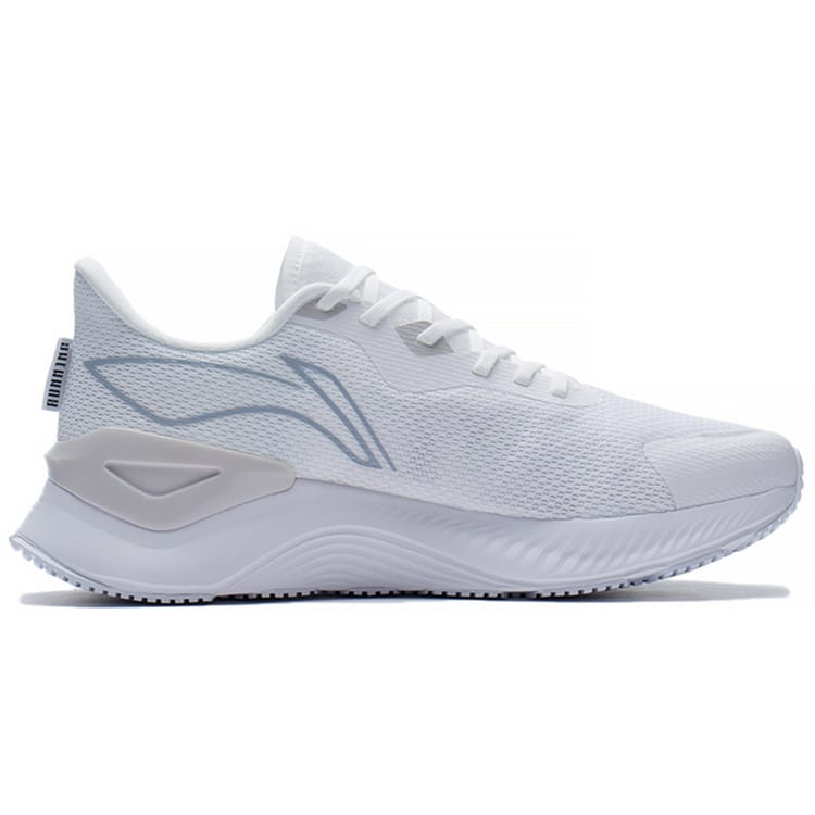 Li Ning YueYing 1.0 Stoff Dämpfung Rutschfest Abriebfest Niedrig geschnitten Laufschuhe Herren Weiß ARHS027-1