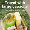 Fruit And Vegetable Organizer Transparent Picnic Basket with Handle Large Capacity Organizer