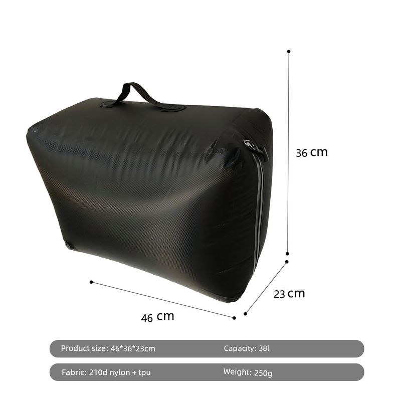 

50L Lightweight Outdoor Vacuum Storage Bag Suitable for Camping, Travel, Clothing, Quilts, Luggage Compression Bags 38L (46*36*23cm)