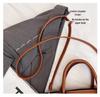 2025 Korean Style Large Capacity Textured Platinum Handbag - Versatile Women's Shoulder Crossbody Bag