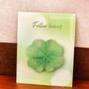 30Sheets Green Leaves Memo Pads Simple Scrapbooking Sticker School Supplies Post Sticky Notes Office Stationery