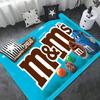 M Schokoladenbonbon Eingangstür-Matte Anti-Rutsch Wasser-absorbierend Langes Streifen-Kissen Schlafzimmer-Matte Toiletten-Teppich