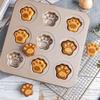 9-Cavity Cat Paw Cake Mold