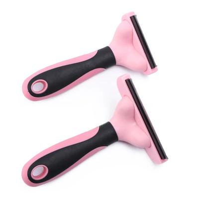 Pet Plasitc Hair Removal Comb For Dog Cat Grooming Slicker Brush Kitten Hair Shedding Tools Puppy Cleaning &