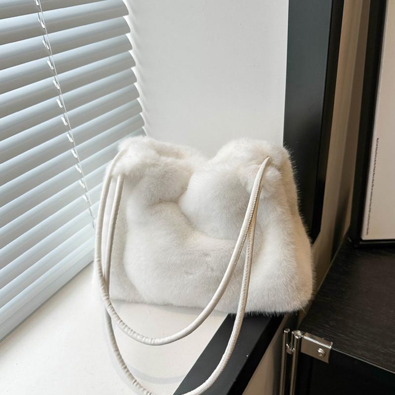 

Милая сумка-тоут для женщин, пушистые сумки, женственная сумка через плечо, пушистые сумки