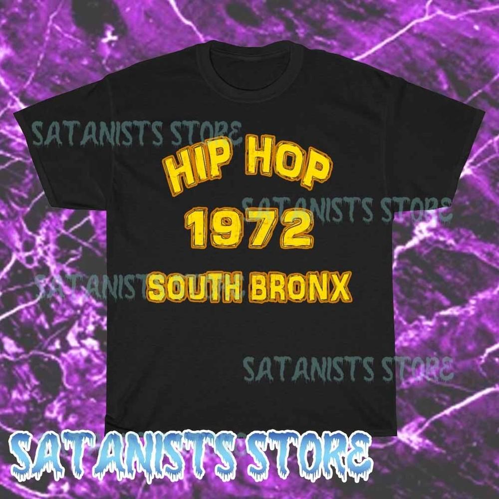 

New Hip Hop 1972 South Bronx Music Logo Black Hoodie Funny Size S to 5XL 4XL