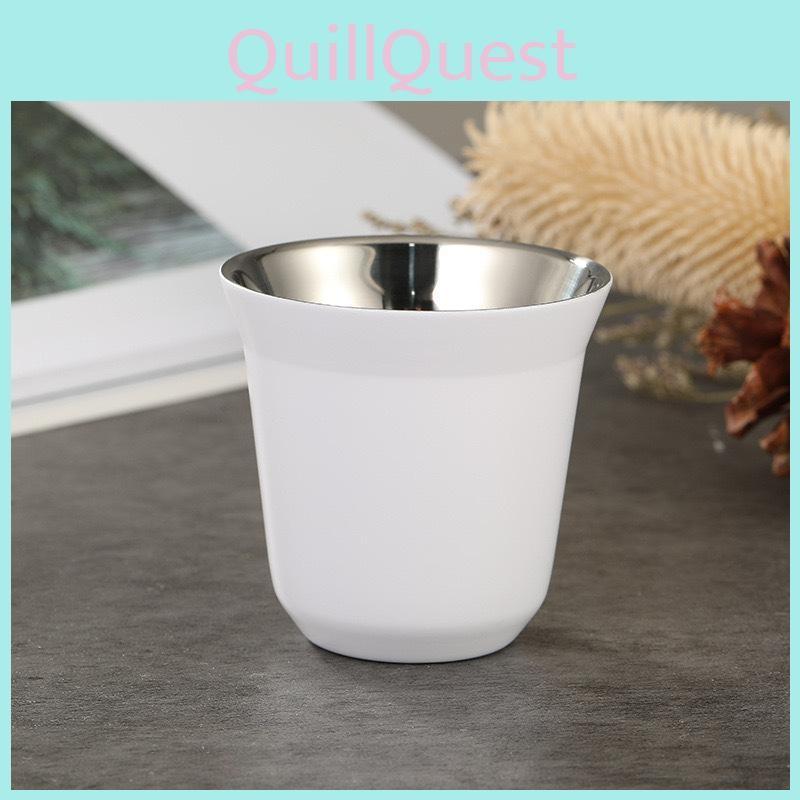 Wall Stainless Double Steel Espresso Cup Insulation Coffee Capsule Mugs Shape