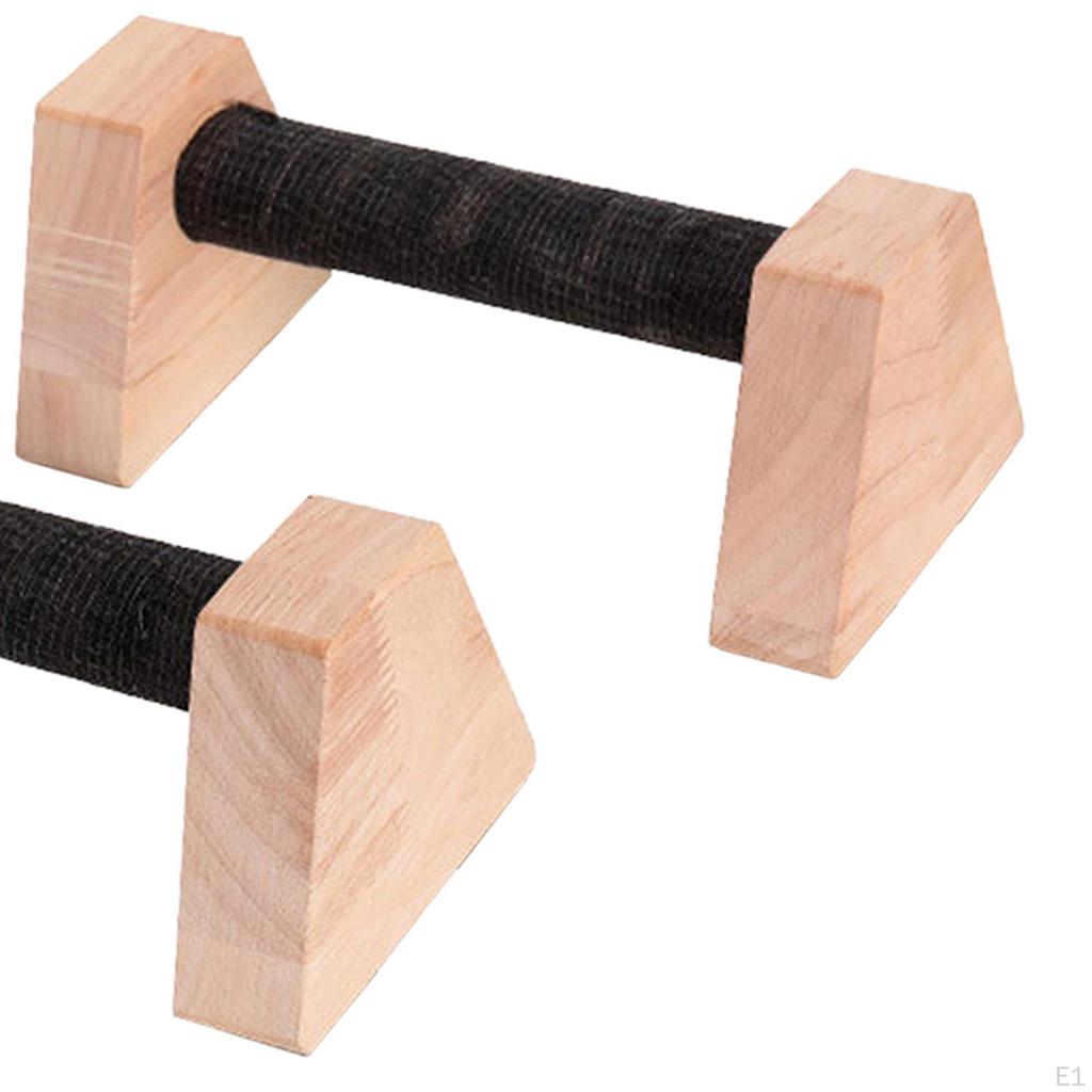2 Bar Stands for Men, Upper Body Strength Training, Wooden Planks, Blocks To Do Home Gym
