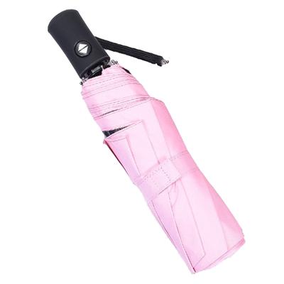 Full Automatic Umbrella Sun Umbrella Portable Foldable Umbrella UV Proof for Rainy and Sunny Days Pink