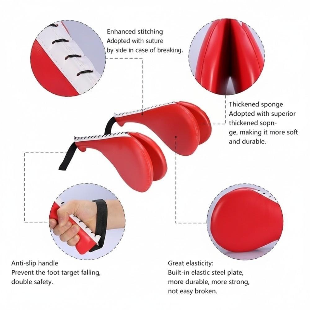 Durable Taekwondo Kick Pads Double Kicking Target Pads Kickboxing Pad For Tae Kwon Do Karate Kick