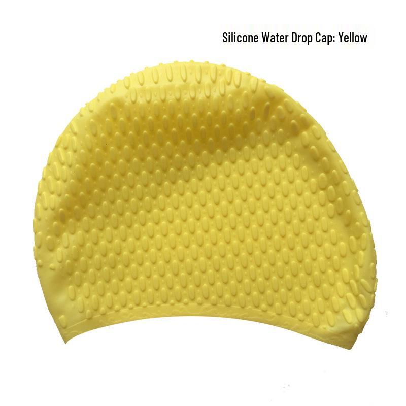 Summer 2025 Silicone Waterproof Swimming Cap with Ear Protection for Adults