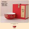 Dragon Phoenix Wedding Ceramic Bowl Set for Couples