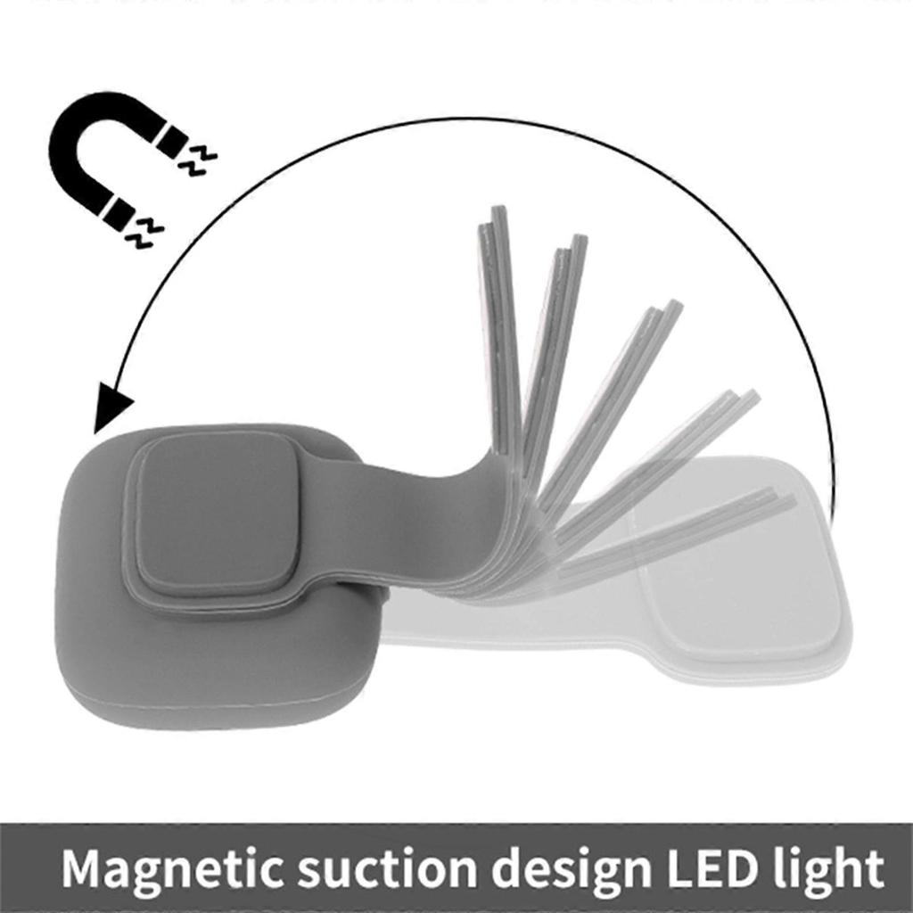 LED Clip Lamp Magnetic USB Charging Running Lamp Outdoor Headlamp Waterproof Jogging Lamp Outdoor Backpack Buckle Light