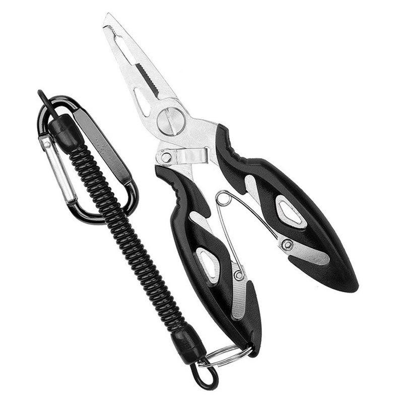 Fishing Line Cutter Hook Tackle Stainless Steel Fishing Plier Fishing Tackle Tool Cutter Hook Remover Line Cutter Grip Split Ring Pliers