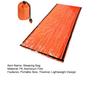Emergency Sleeping Bag Waterproof Portable Thermal Blanket Lightweight Outdoor Camping Backpacking Hiking Adults Bivvy