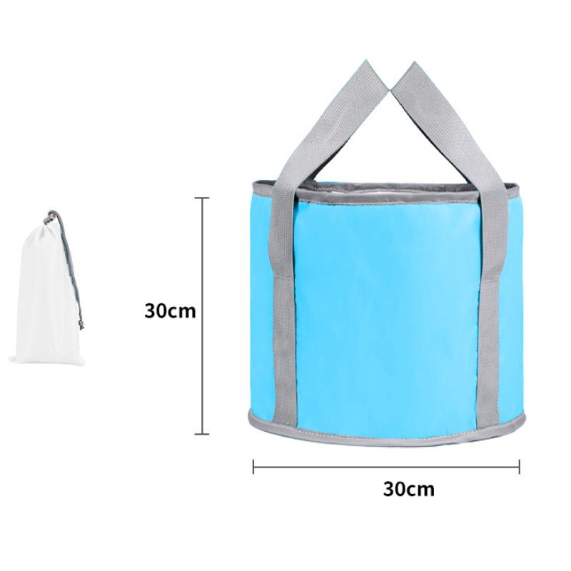 Foldable Foot Bath Bucket Portable Soaking Basin With Carry Handles Thickened Fabric For Home Spa Foot Wash And Daily Relaxation Use