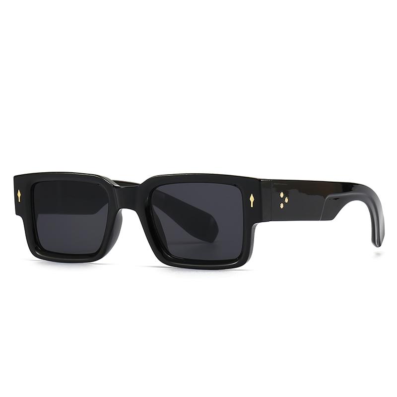 Foreign Trade  Popular Sunglasses For Men With Rice Nails European And American Street Photography Ins Popular Model