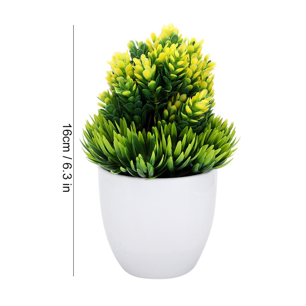 Artificial Bonsai Fake Flower Potted Plant Decor
