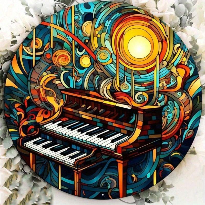 Piano Keys Metal Wall Art Home Decor