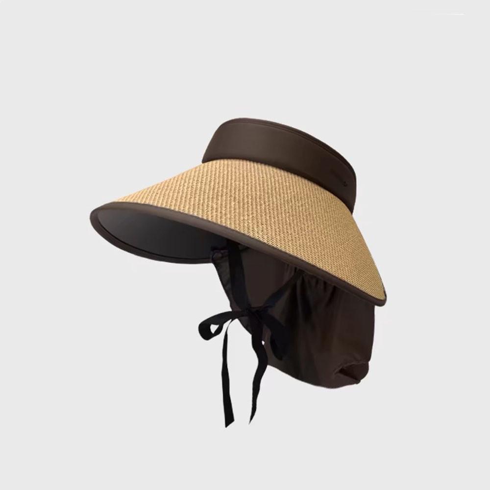 2025 New Sun Hat for Women Summer Outdoor Large Brim Straw Sun Hats