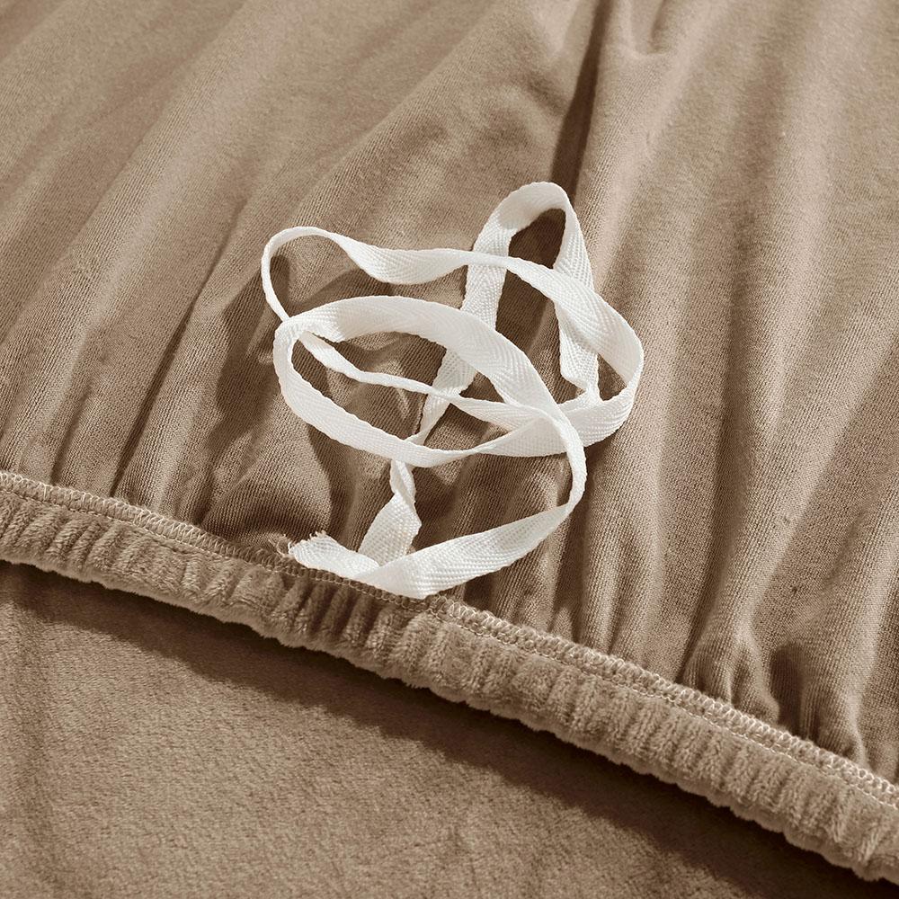 Thick Velvet Sofa Covers Plush Elastic Slipcover All Inclusive Couch Cover for Dining Room Living Room