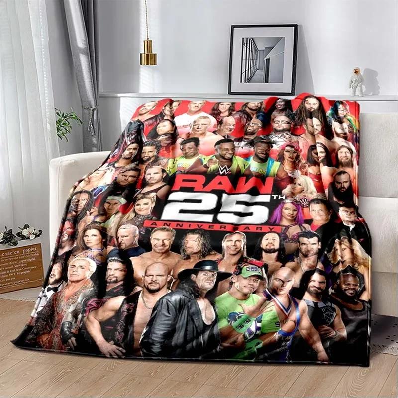 

WWE Wrestling Printed Soft Blanket for Home Sofa Bed Warm Portable Travel Gift 40x50in