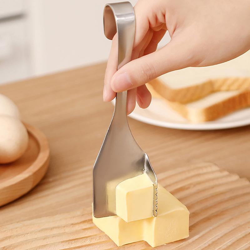 Stainless Steel Butter Cutter Cheese Jam Spreader Wipe Cream Cutter Utensil Multifunction Butter Bread Knife Kitchen Gadget Tool