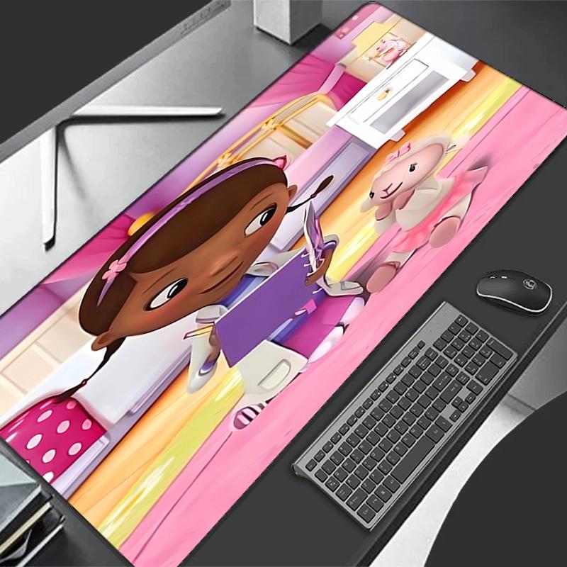 Doc McStuffins Theme Premium Non-slip Mouse Pad with Stitched Edges,Durable Rubber Material,for Desktop & Gaming Great Gifts