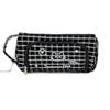 Cute Cat Lattice Pattern Pen Case With Fabric Material For Students And Girls