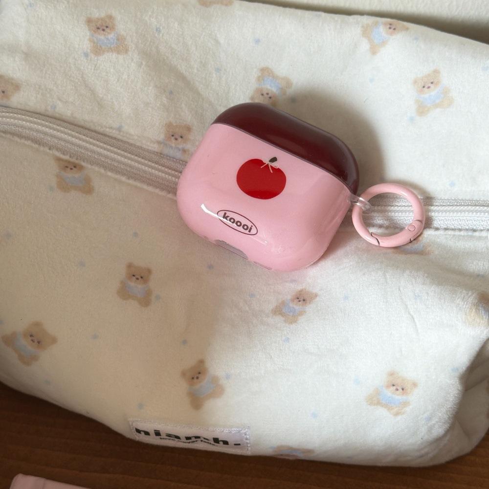 Pink color matching Apple earphone cover for Apple AirPods 1 /1 generation simple Bluetooth case PRO1 niche PRO1