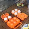 Outdoor 6-grid Egg Box, Portable Egg Protection Tray, Household PP Material Egg Tray, Environmentally Friendly Camping